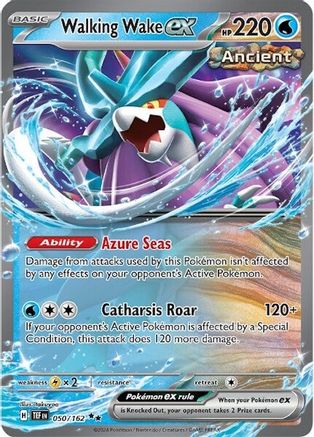 Walking Wake ex - 050/162 Holofoil [SV: Temporal Forces] Pokemon Single Pokémon