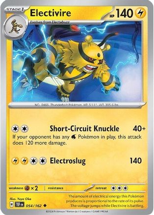 Electivire (54) [SV: Temporal Forces] Pokemon Single Pokémon