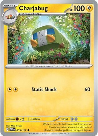 Charjabug - 055/162 [SV: Temporal Forces] Pokemon Single Pokémon