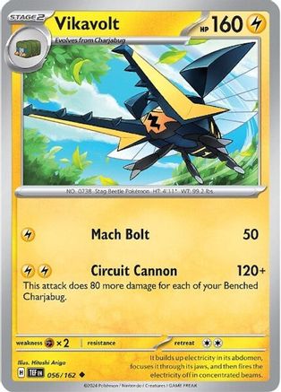 Vikavolt (56) [SV: Temporal Forces] Pokemon Single Pokémon