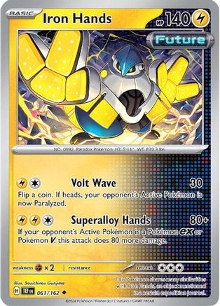 Iron Hands (61) [SV: Temporal Forces] Pokemon Single Pokémon