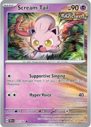 Scream Tail (77) [SV: Temporal Forces] Pokemon Single Pokémon