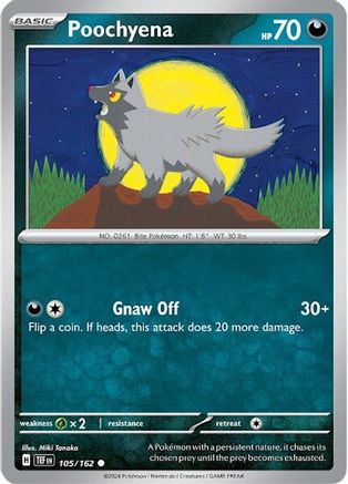 Poochyena (105) [SV: Temporal Forces] Pokemon Single Pokémon