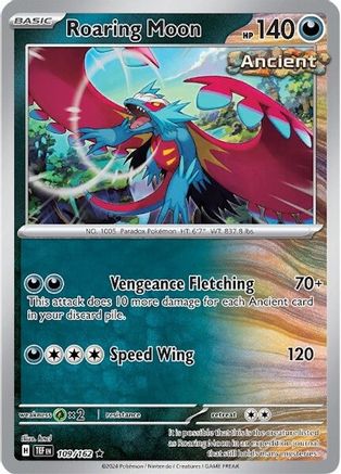Roaring Moon (109) Holofoil [SV: Temporal Forces] Pokemon Single Pokémon