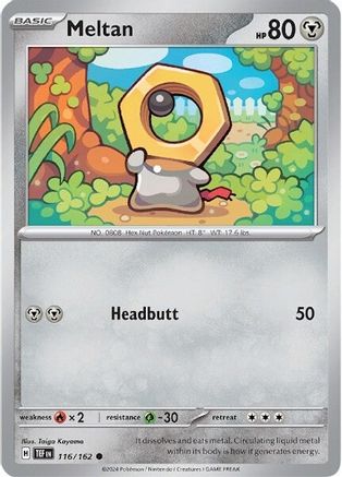 Meltan - 116/162 Reverse Holofoil [SV: Temporal Forces] Pokemon Single Pokémon