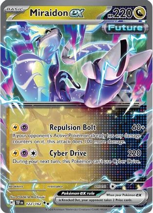 Miraidon ex (122) Holofoil [SV: Temporal Forces] Pokemon Single Pokémon