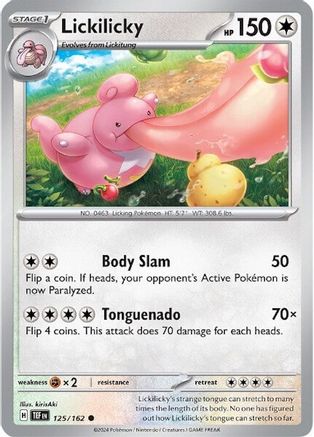 Lickilicky (125) [SV: Temporal Forces] Pokemon Single Pokémon