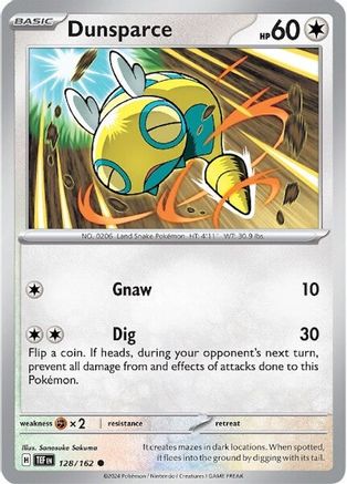 Dunsparce (128) [SV: Temporal Forces] Pokemon Single Pokémon