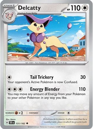 Delcatty (131) Reverse Holofoil [SV: Temporal Forces] Pokemon Single Pokémon