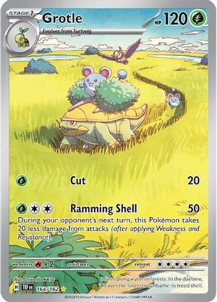 Grotle - 164/162 Holofoil [SV: Temporal Forces] Pokemon Single Pokémon