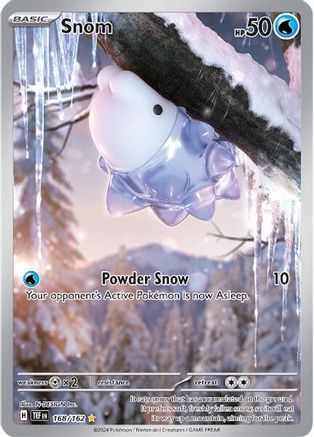 Snom - 168/162 Holofoil [SV: Temporal Forces] Pokemon Single Pokémon