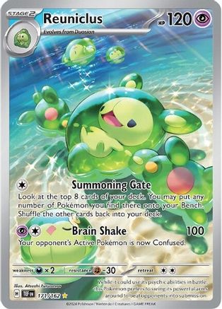 Reuniclus - 171/162 (171) - [SV: Temporal Forces] Holofoil Pokemon Single Pokémon