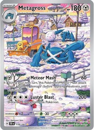 Metagross 178/162 Holofoil [SV: Temporal Forces] Pokemon Single Pokémon