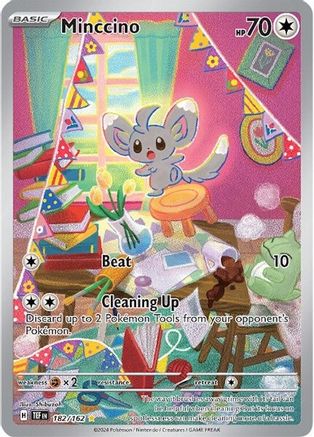 Minccino - 182/162 Holofoil [SV: Temporal Forces] Pokemon Single Pokémon