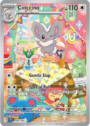 Cinccino - 183/162 Holofoil [SV: Temporal Forces] Pokemon Single Pokémon