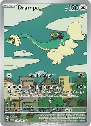 Drampa - 184/162 Holofoil [SV: Temporal Forces] Pokemon Single Pokémon