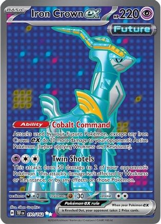 Iron Crown ex - 191/162 Holofoil [SV: Temporal Forces] Pokemon Single Pokémon