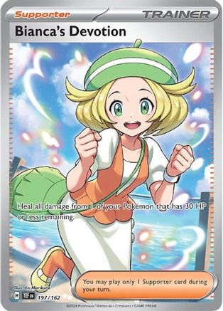 Bianca's Devotion - 197/162 Holofoil [SV: Temporal Forces] Pokemon Single Pokémon