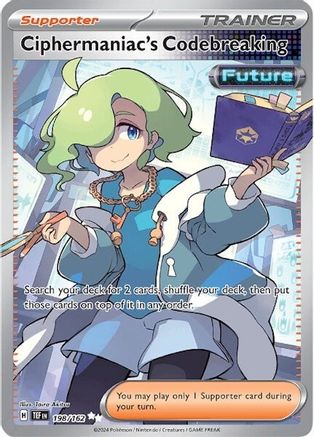 Ciphermaniac's Codebreaking - 198/162 Holofoil [SV: Temporal Forces] Pokemon Single Pokémon