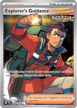 Explorer's Guidance - 200/162 Holofoil [SV: Temporal Forces] Pokemon Single Pokémon