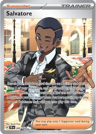 Salvatore - 202/162 Holofoil [SV: Temporal Forces] Pokemon Single Pokémon