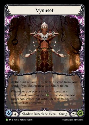 Vynnset [HER112] (Promo)  Rainbow Foil Flesh And Blood Single Flesh And Blood   