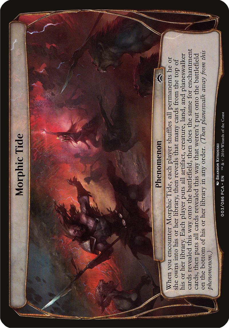 Morphic Tide (Planechase Anthology) (OVER-) [Oversized] Planechase Anthology Planes MTG Single Wizards of the Coast