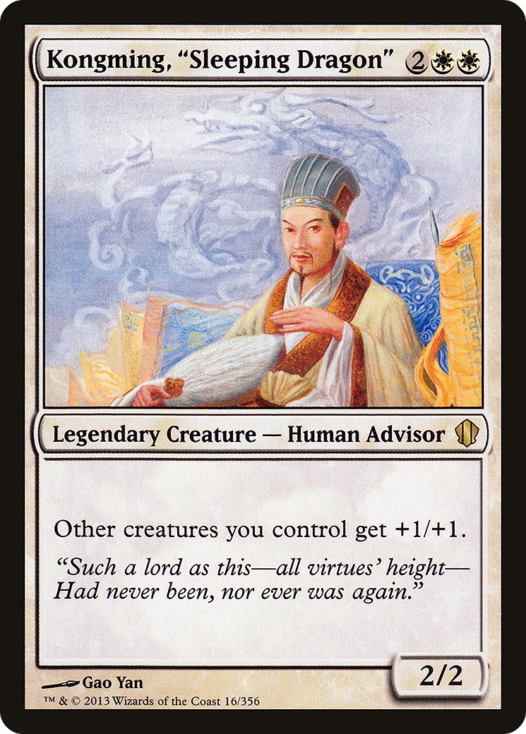Kongming, "Sleeping Dragon" (C13-016) [Commander 2013] MTG Single Wizards of the Coast