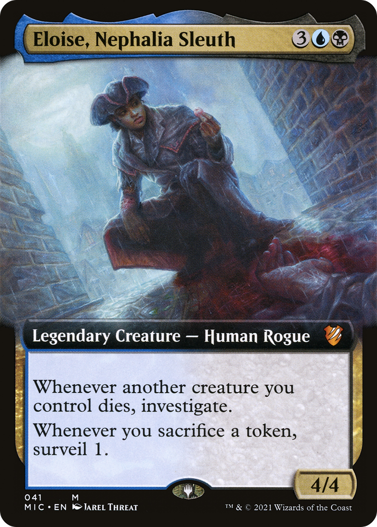 Eloise, Nephalia Sleuth (MIC-041) [Midnight Hunt Commander] (Extended Art) MTG Single Wizards of the Coast
