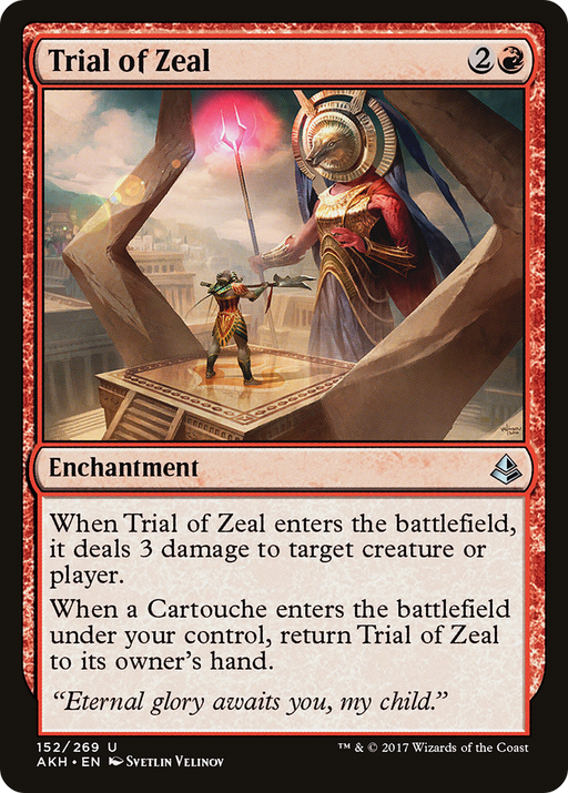Trial of Zeal (AKH-152) [Amonkhet] MTG Single Wizards of the Coast