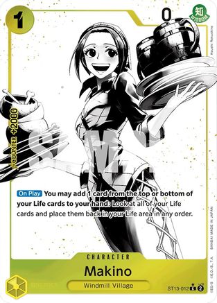Makino (Parallel) (ST13-012) [Ultra Deck: The Three Brothers] Foil One Piece Single Bandai