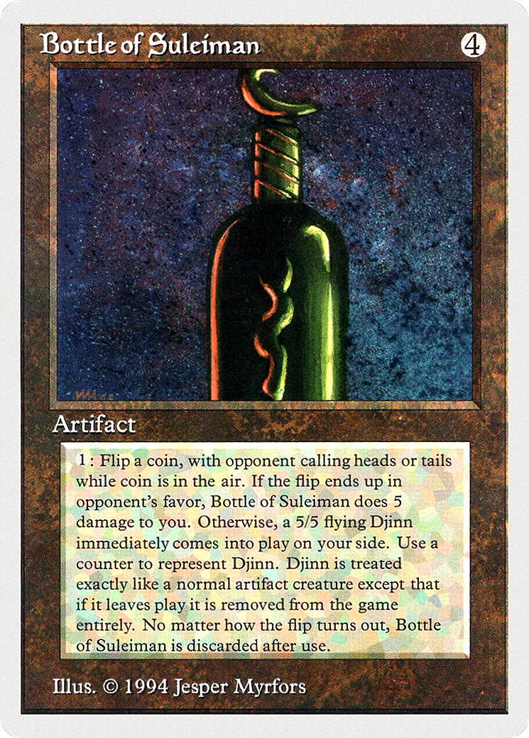 Bottle of Suleiman (SUM-237) [Misc] Summer Magic / Edgar MTG Single Wizards of the Coast