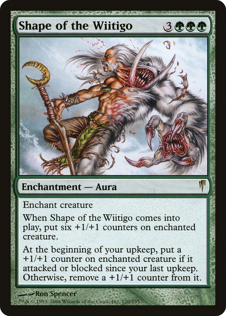 Shape of the Wiitigo (CSP-120) [Coldsnap] MTG Single Wizards of the Coast
