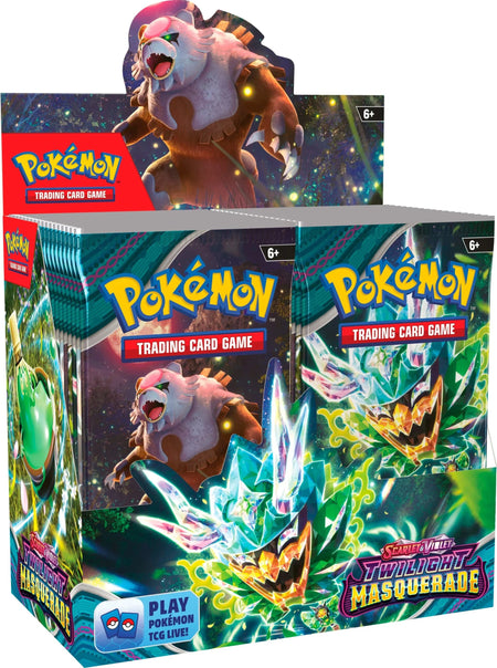 Pokémon Scarlet & Violet: Twilight Masquerade - Booster Box (Release Date: May 20)