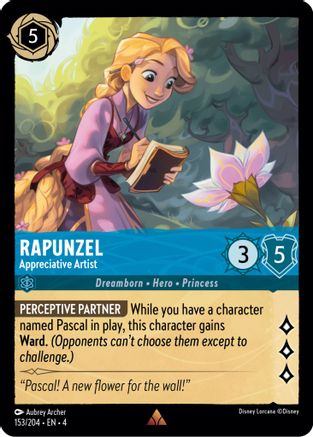 Rapunzel - Appreciative Artist (153/204) [Ursulas Return] Lorcana Single Disney