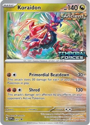 Koraidon - 091 (Prerelease) (91) Holofoil [Promos: SV Promo Cards] Pokemon Single Pokémon