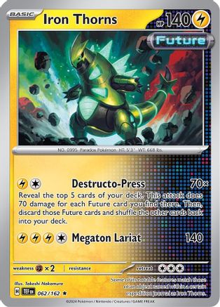 Iron Thorns - 062/162 [Misc: Deck Exclusives] Pokemon Single Pokémon
