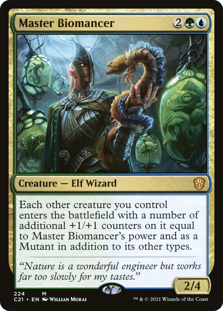 Master Biomancer (C21-224) [Commander 2021] MTG Single Wizards of the Coast