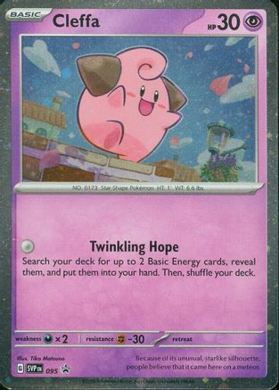 Cleffa - 095 (95) Holofoil [Promos: SV Promo Cards] Pokemon Single Pokémon