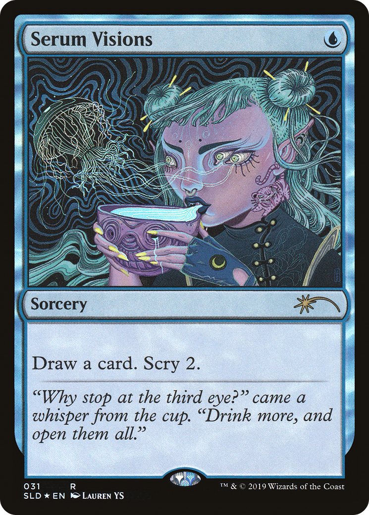 Serum Visions (SLD-031) [Secret Lair] Drop Foil MTG Single Wizards of the Coast