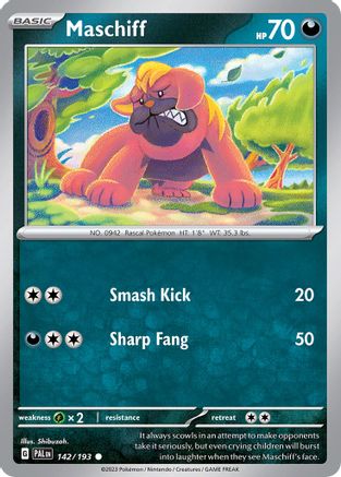 Maschiff - 142/193 (Cosmos Holo) Holofoil [Misc: Cards & Products] Pokemon Single Pokémon