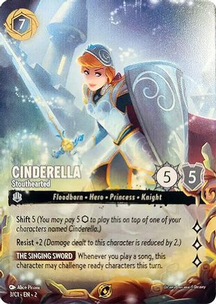 Cinderella - Stouthearted (3) [Disney Lorcana Promo Cards] Lorcana Single Disney