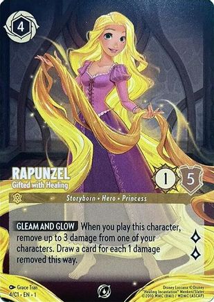 Rapunzel - Gifted with Healing (4) [Disney Lorcana Promo Cards] Holofoil Lorcana Single Disney