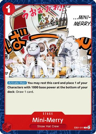 Mini-Merry (EB01-011) [Extra Booster: Memorial Collection] One Piece Single Bandai