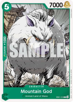 Mountain God (EB01-018) [Extra Booster: Memorial Collection] One Piece Single Bandai