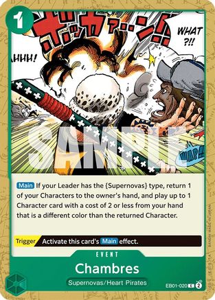 Chambres (EB01-020) [Extra Booster: Memorial Collection] One Piece Single Bandai