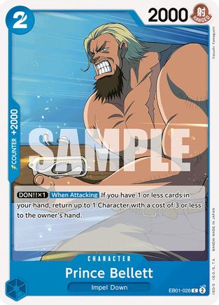 Prince Bellett (EB01-026) [Extra Booster: Memorial Collection] One Piece Single Bandai
