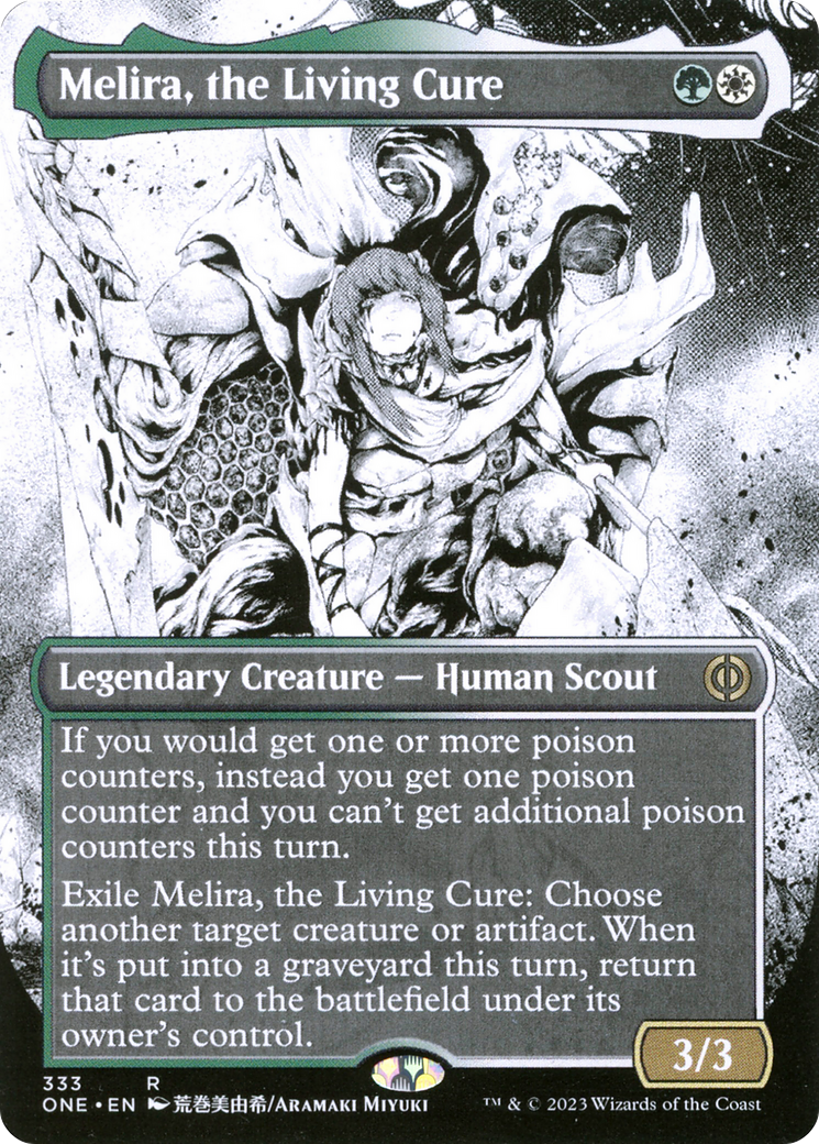 Melira, the Living Cure (ONE-333) [Phyrexia: All Will Be One] (Showcase) (Borderless) MTG Single Wizards of the Coast