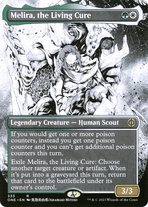 Melira, the Living Cure (ONE-333) [Phyrexia: All Will Be One] (Showcase) (Borderless) MTG Single Wizards of the Coast