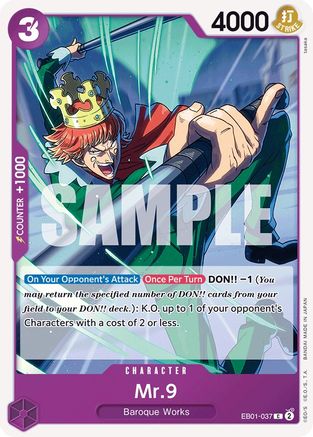 Mr. 9 (EB01-037) [Extra Booster: Memorial Collection] One Piece Single Bandai